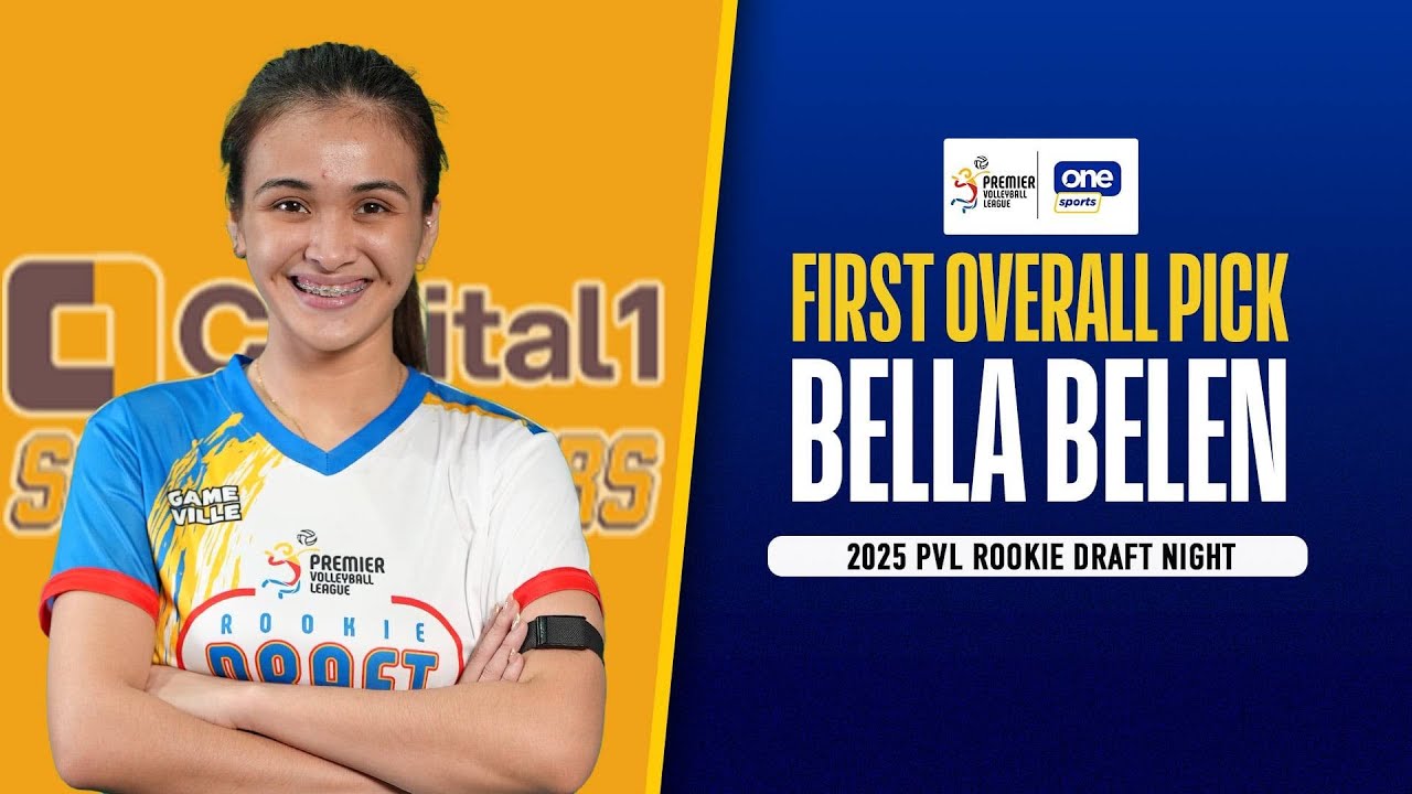 Bella Belen is the FIRST overall pick ☝️ | 2025 PVL Rookie Draft Night