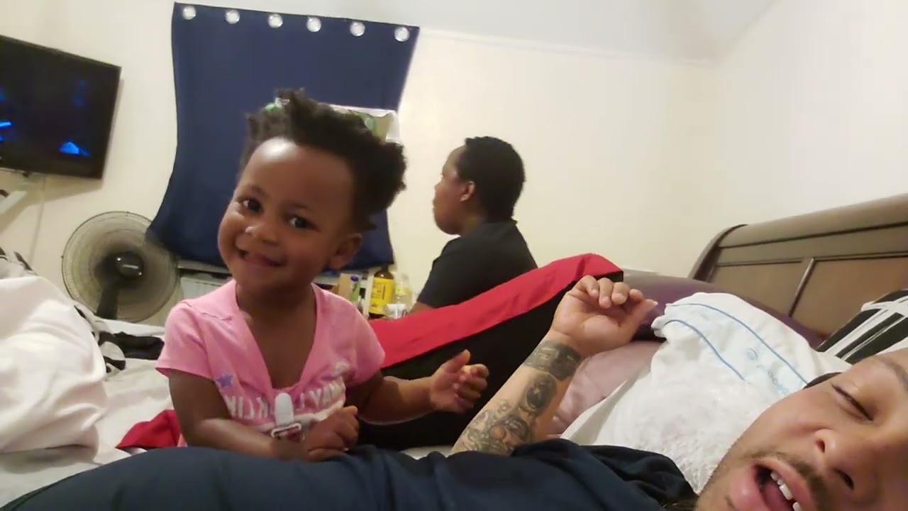 Belly slaps from a baby