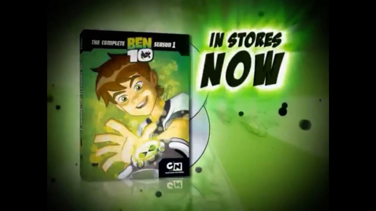 Ben 10 Season 1 DVD Cartoon Network Commercial (In Stories Now)