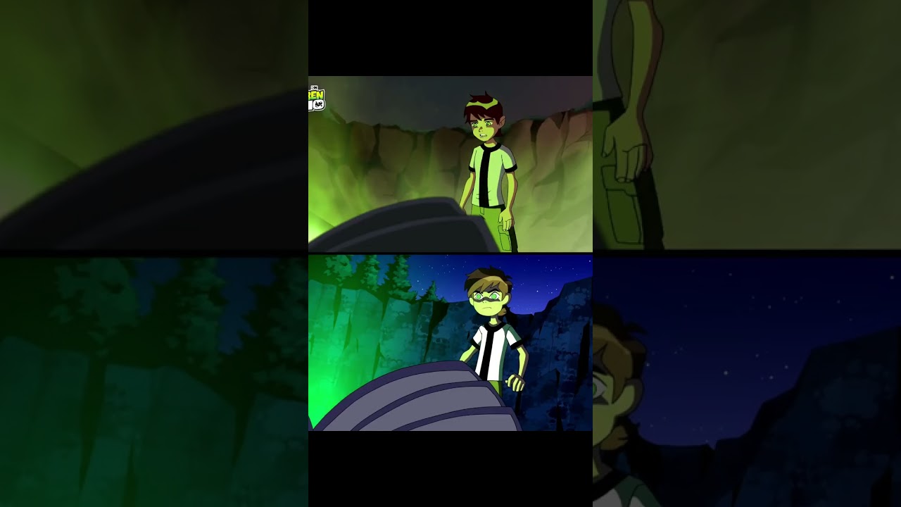 Ben Finds the Omnitrix (New vs Old) #oldisgold #omnitrix #shorts #viral