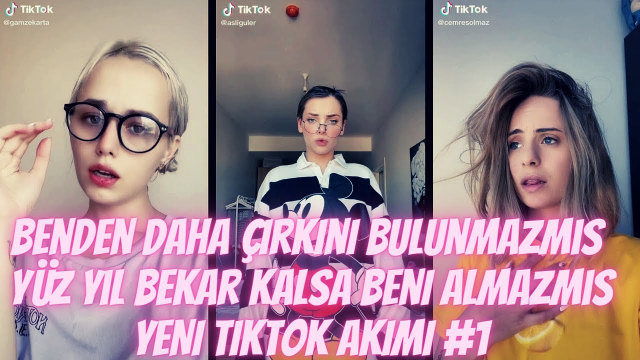 Benden Daha Çirkini Bulunmazmış Yüz Yıl Bekar Kalsa Beni Almazmış Yeni TikTok Akımı Videoları #1