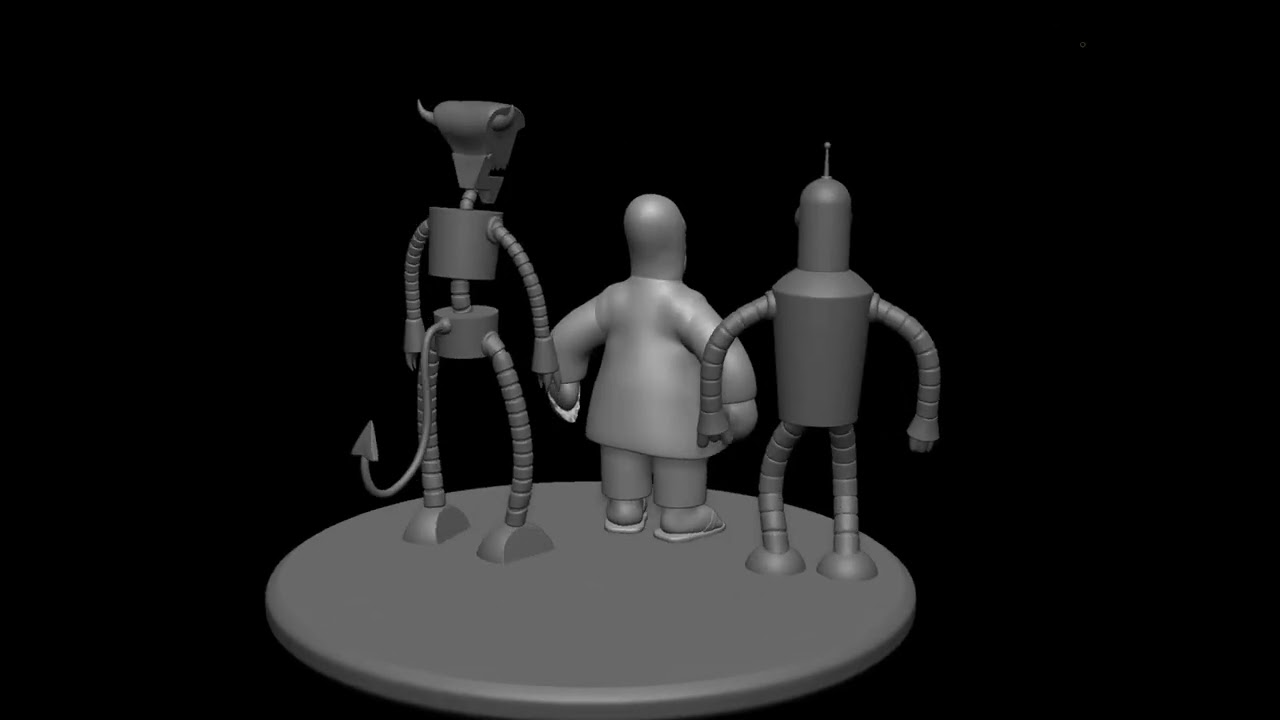 bender zoidberg belzebot trio futurama