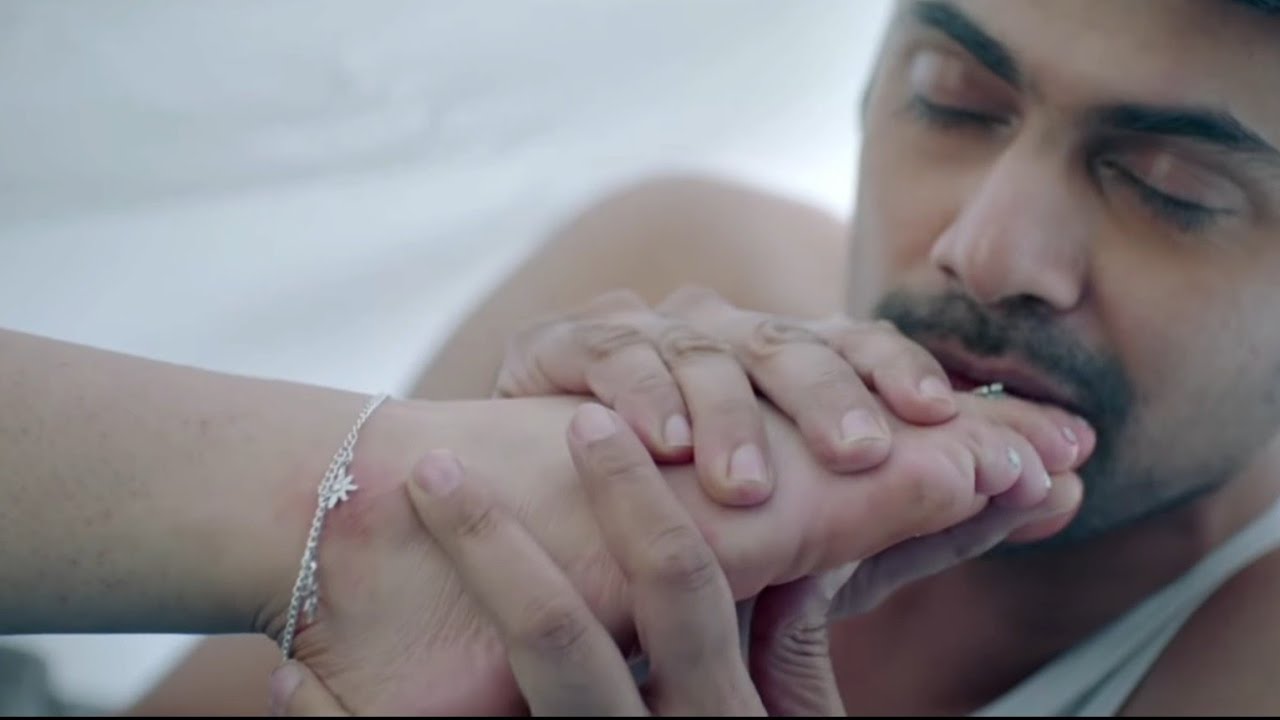 Bengali actress Darshana feet kiss