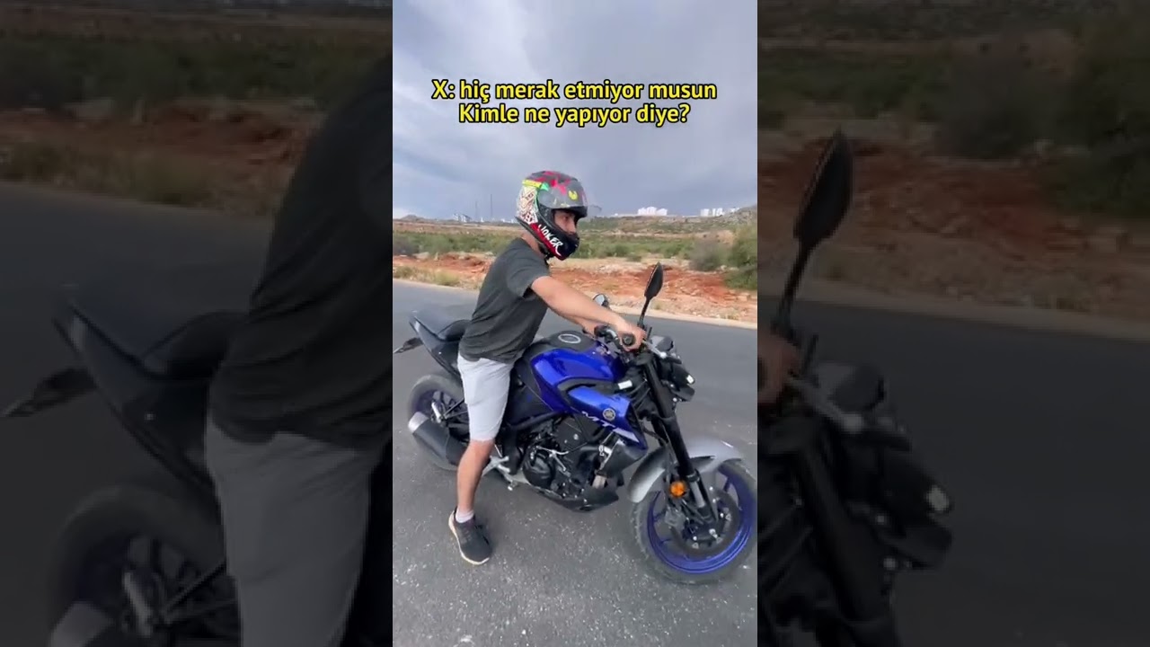 Benimse yanımdadır Merak etmem :) #short #shorts #gazlama #mt25 #tekteker #yamaha