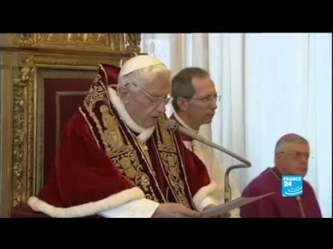 Benoît XVI annonce sa prochaine renonciation