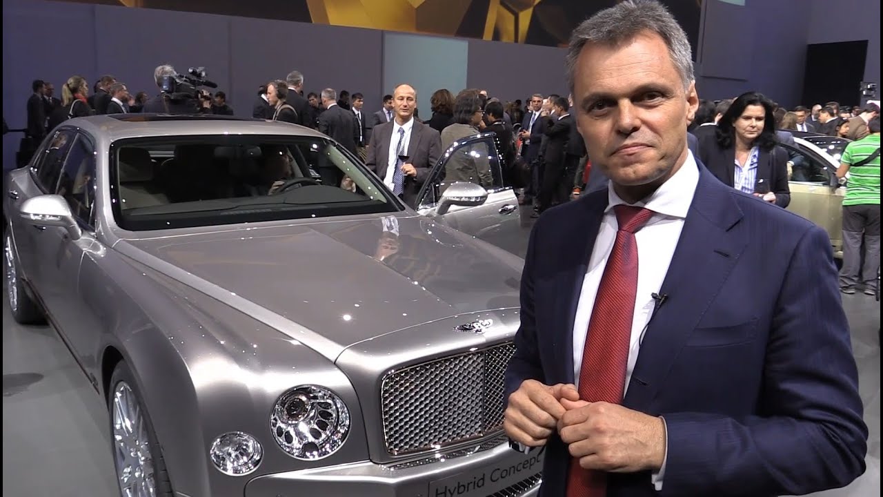 Bentley Mulsanne Hybrid Concept Car explained by Bentley CEO Dr. Wolfgang Schreiber