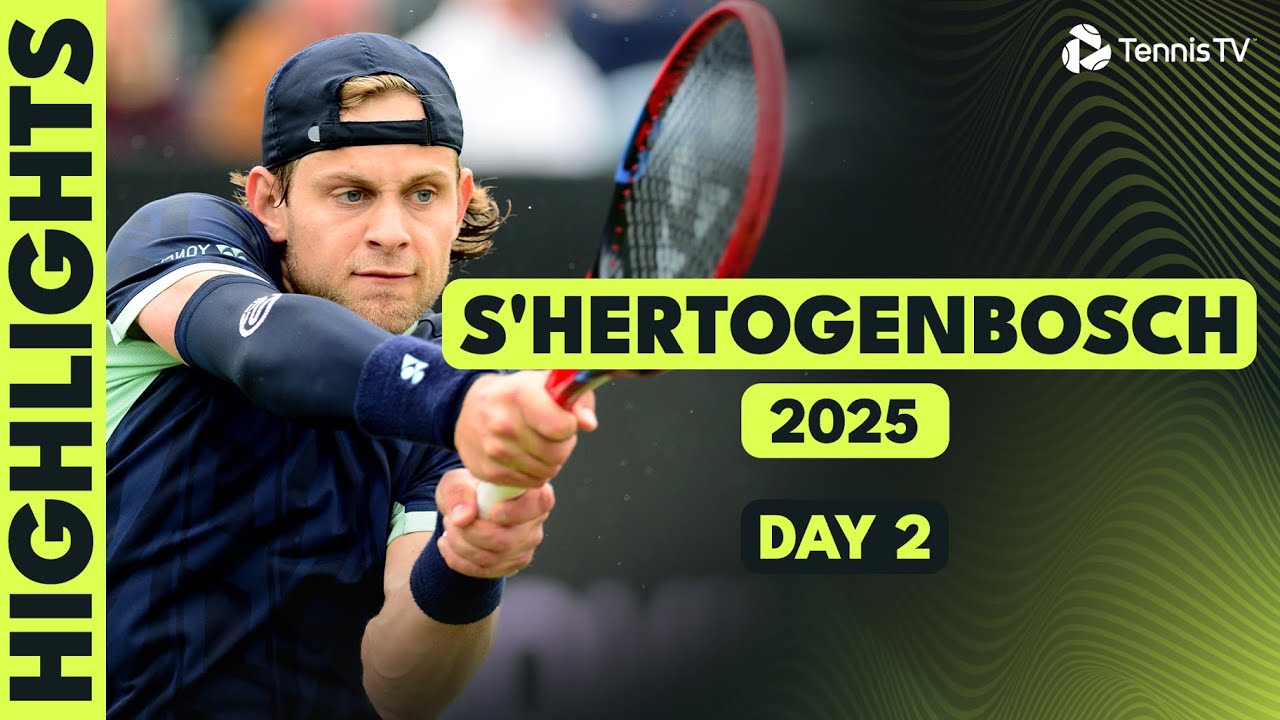Bergs Battle Blockx; Opelka vs De Jong | 's-Hertogenbosch 2025 Highlights Day 2