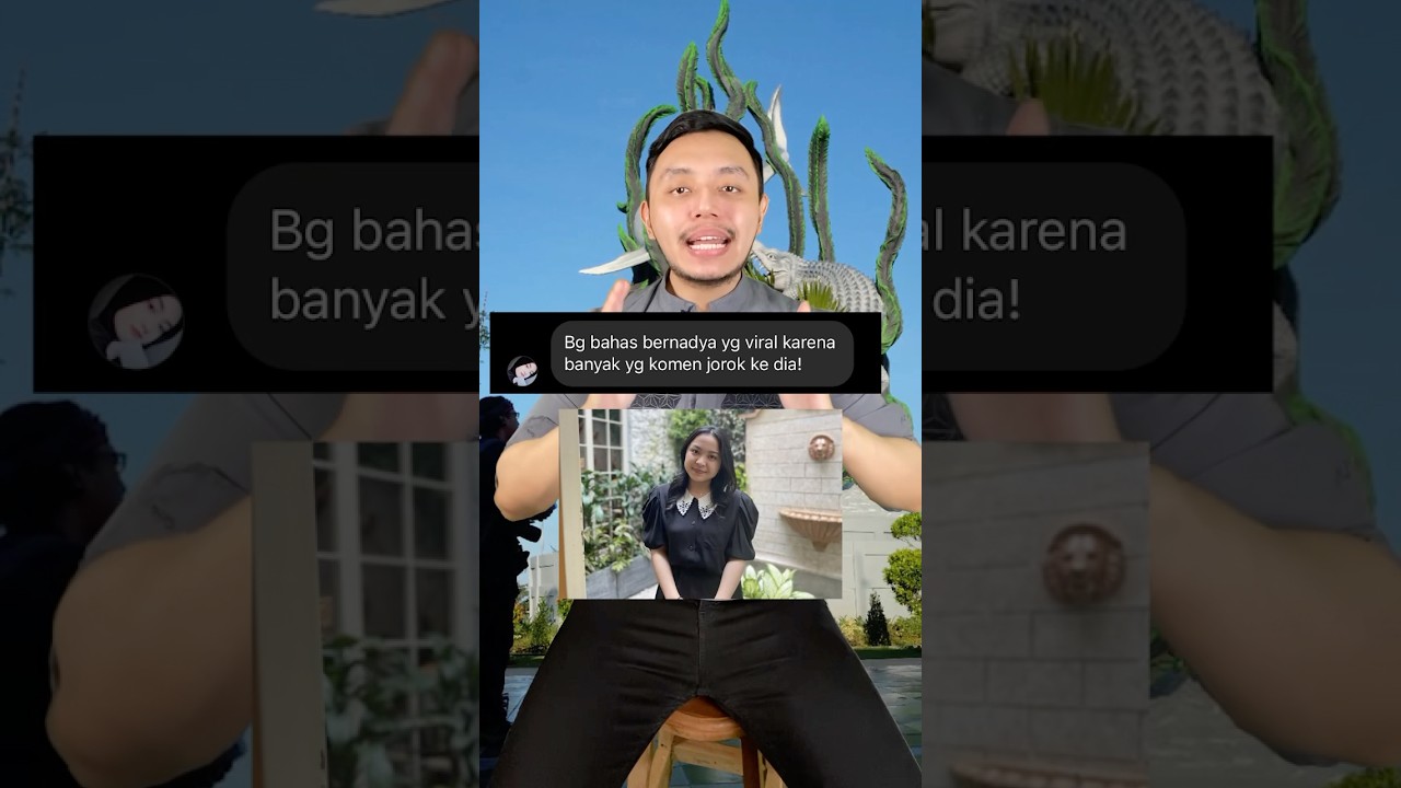 Bernadya viral karena banyak komen jorok? #shorts