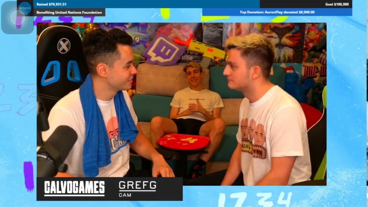BESO DE THEGREFG Y AMPETERBY EN LOS CALVOGAMES