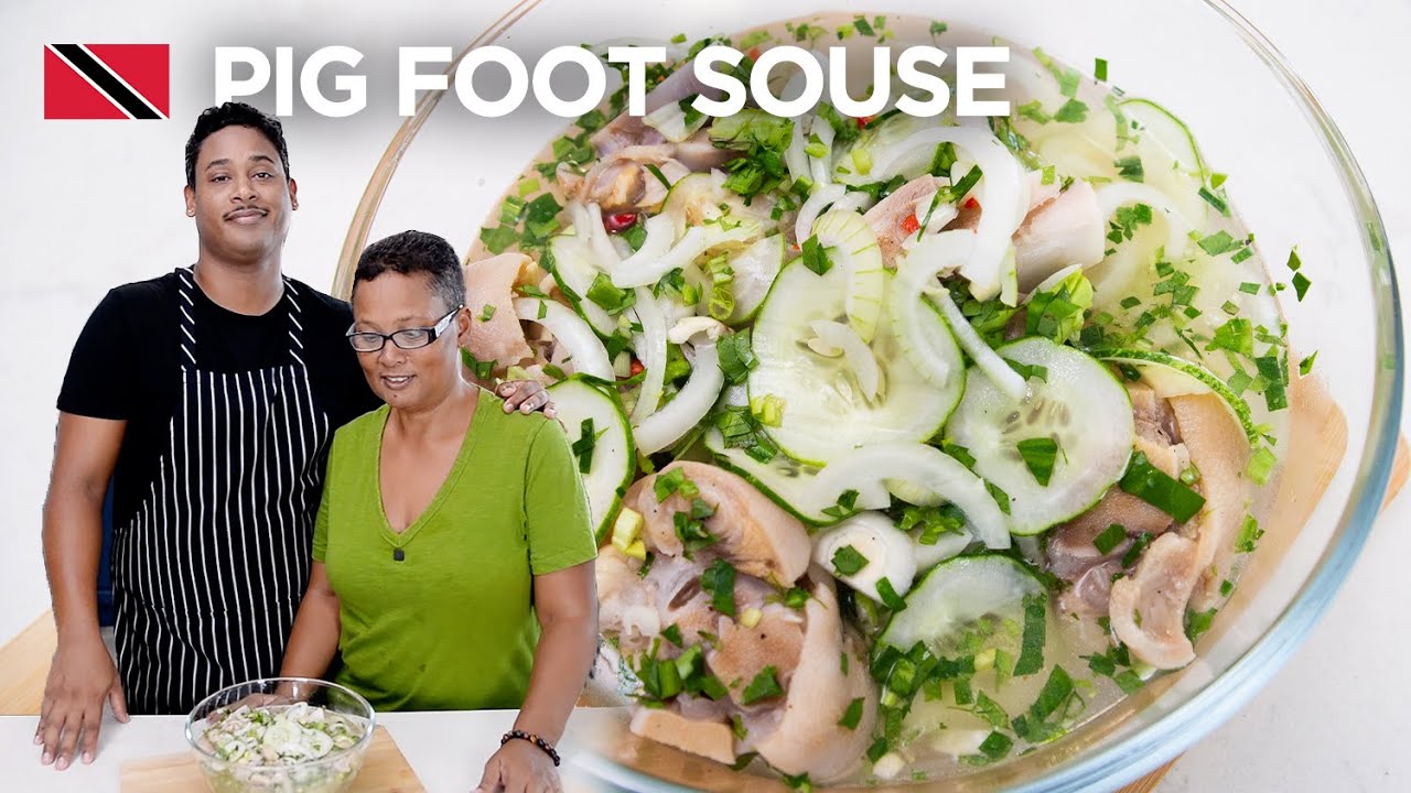 Bess Pig Foot Souse Recipe by Shaun & Gizelle 🇹🇹 Foodie Nation