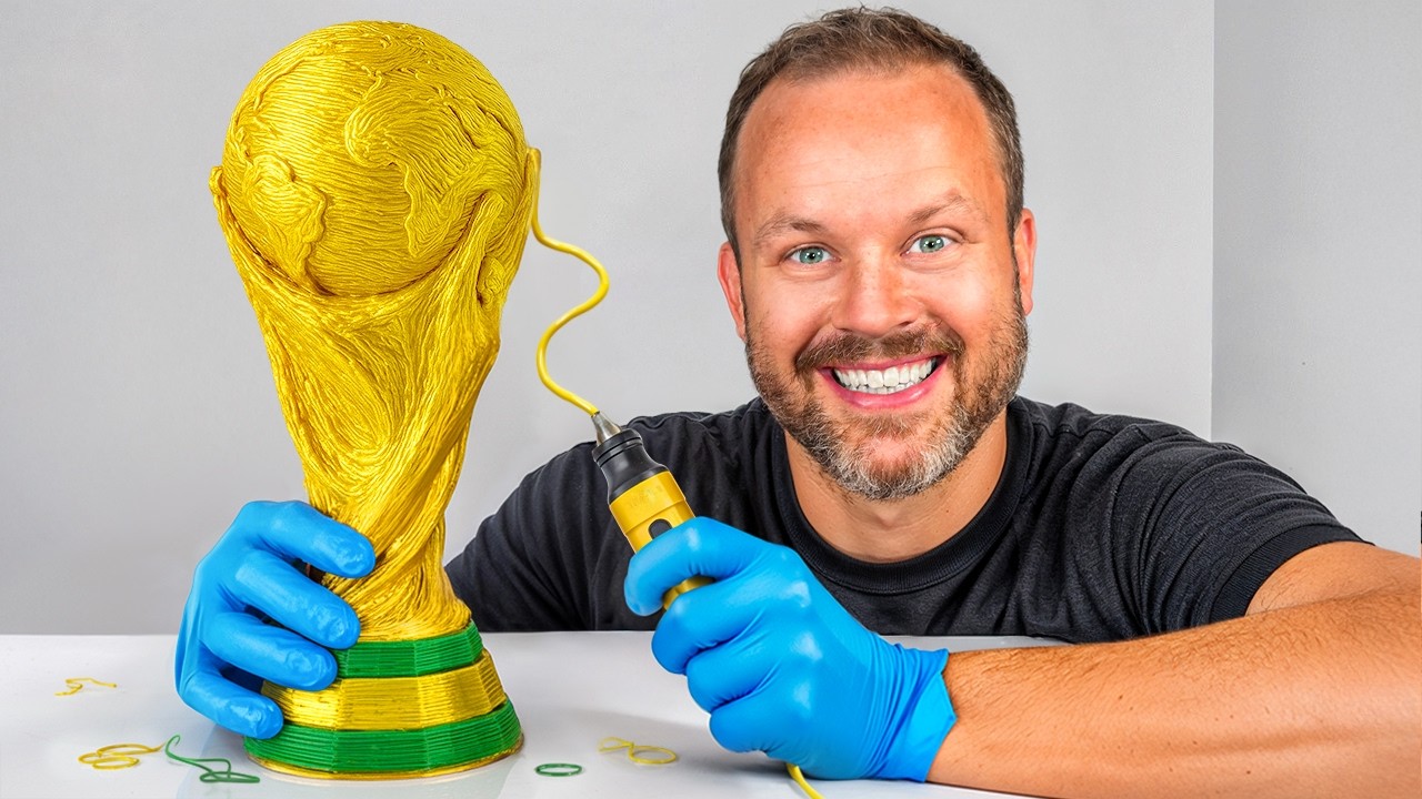 Best 3D Pen Football Art Wins $1000