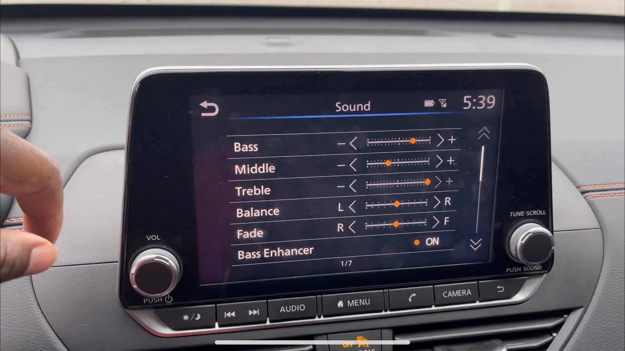 Best Audio Settings For 2019-2021 Nissan Altima without Bose Systems
