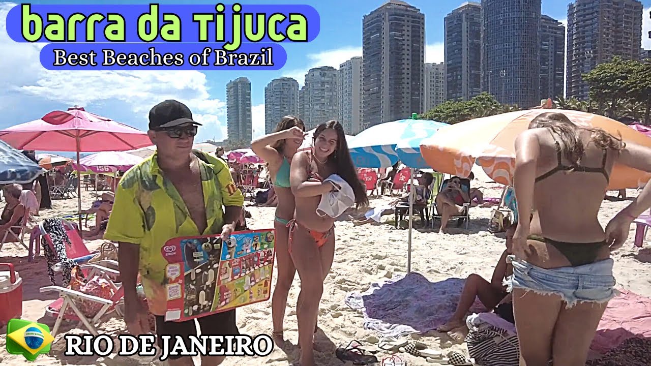 Best Beach in Rio de Janeiro | Barra da Tijuca Beach 🇧🇷