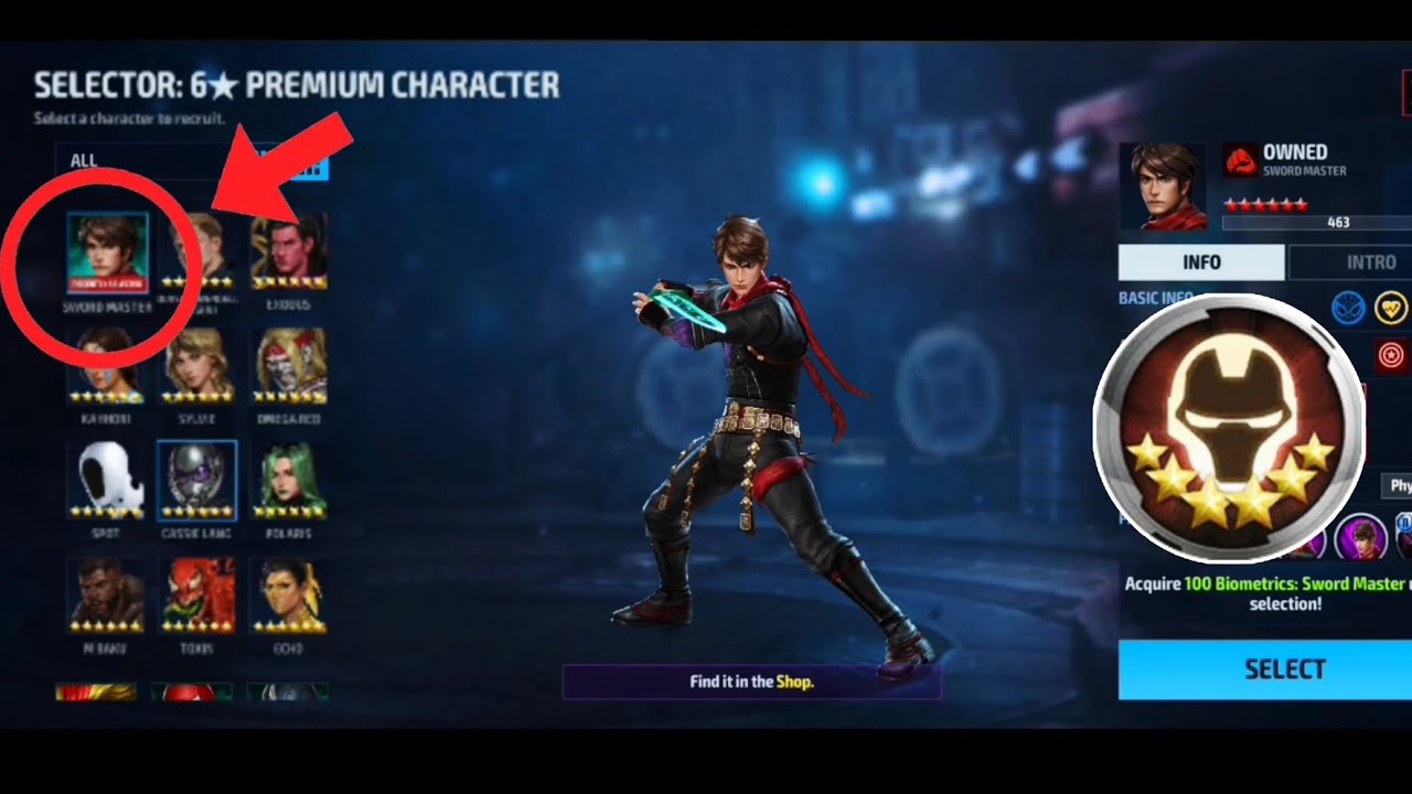 Best Character to choose from 6⭐ Premium character Selector?|| Marvel Future Fight