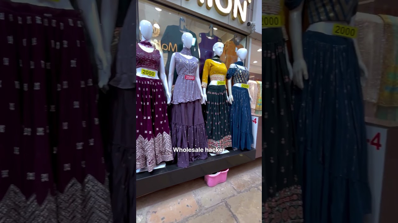 Best collection in Bombay market Surat | saree wholesale market | lehenga saree wholesale | #dress
