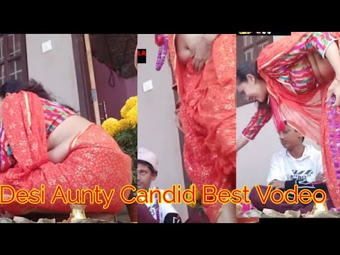 Best Desi Aunty Candid Video | Desi Aunty Navel Scene #desiAuntyOfficial