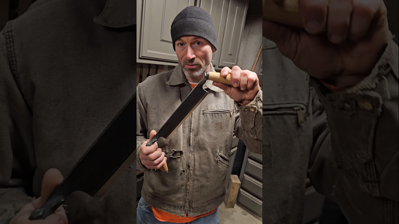 Best drawknife for the money!  #woodworking #woodcarving #carving #bowmaking #archery #homestead