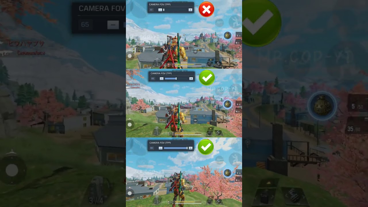 ✅Best FOV Settings💪Pro Settings in CODM BR💯🔥Codmobile🤕CODM Pro Setting #shorts #codmbr #codm #ff #1m