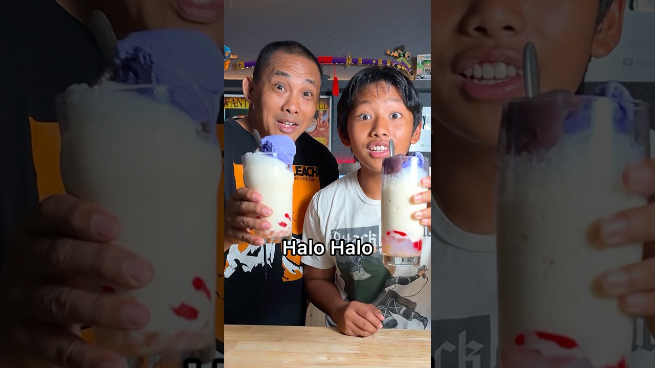BEST Halo Halo Drink!😊🇵🇭 #halohalo #milk #tasty