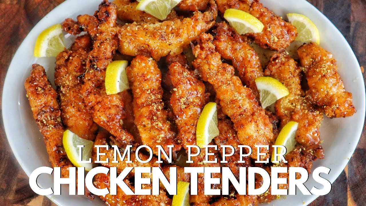 BEST Lemon Pepper Chicken Tenders
