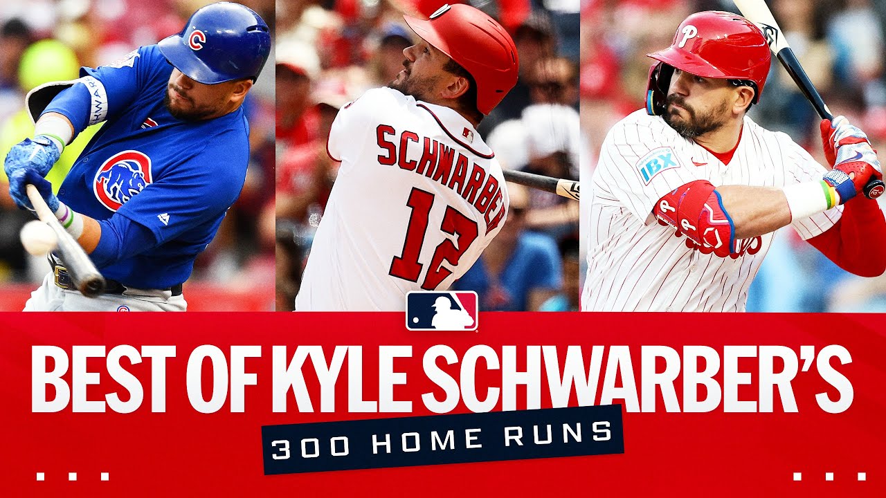 Best of Kyle Schwarber’s 300 home runs!