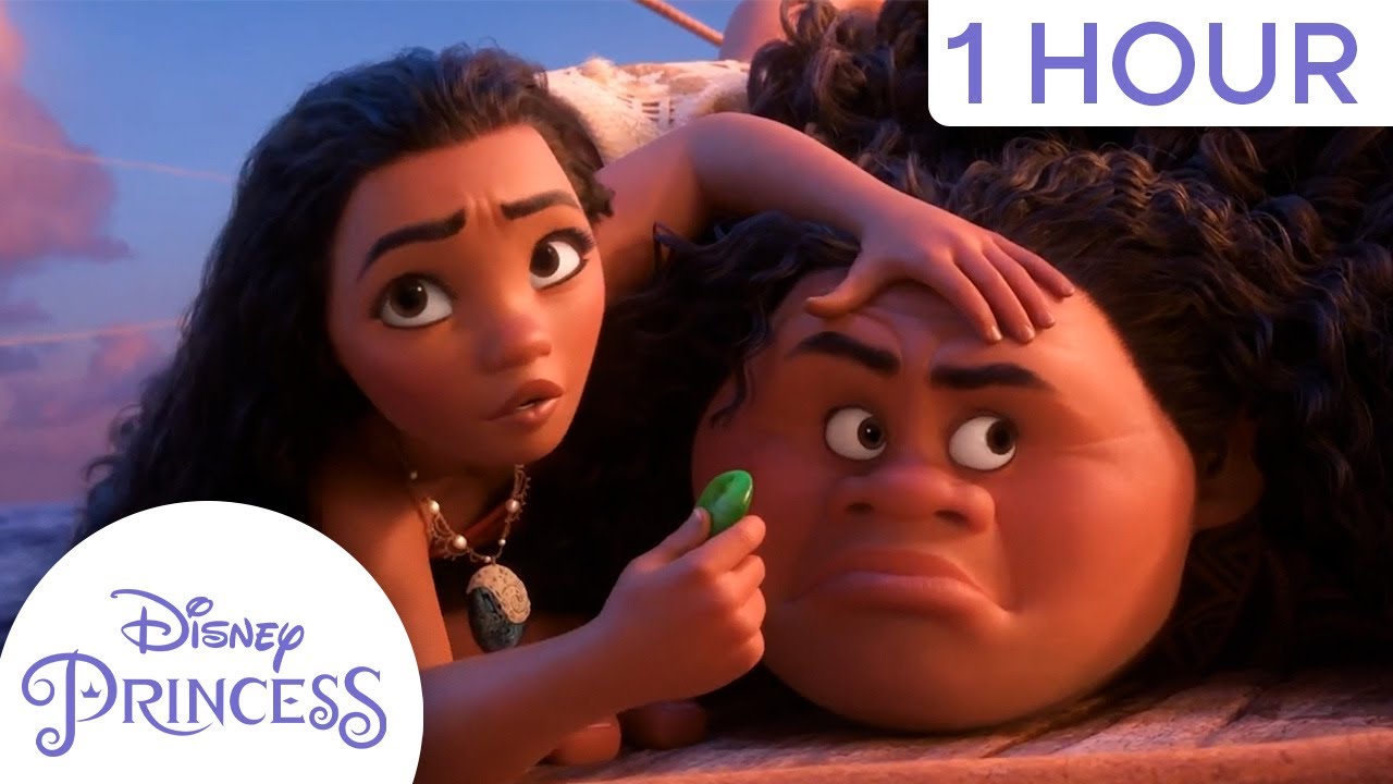 Best of Moana & Maui's Wild Adventures | 1 Hour Compilation | Disney Princess
