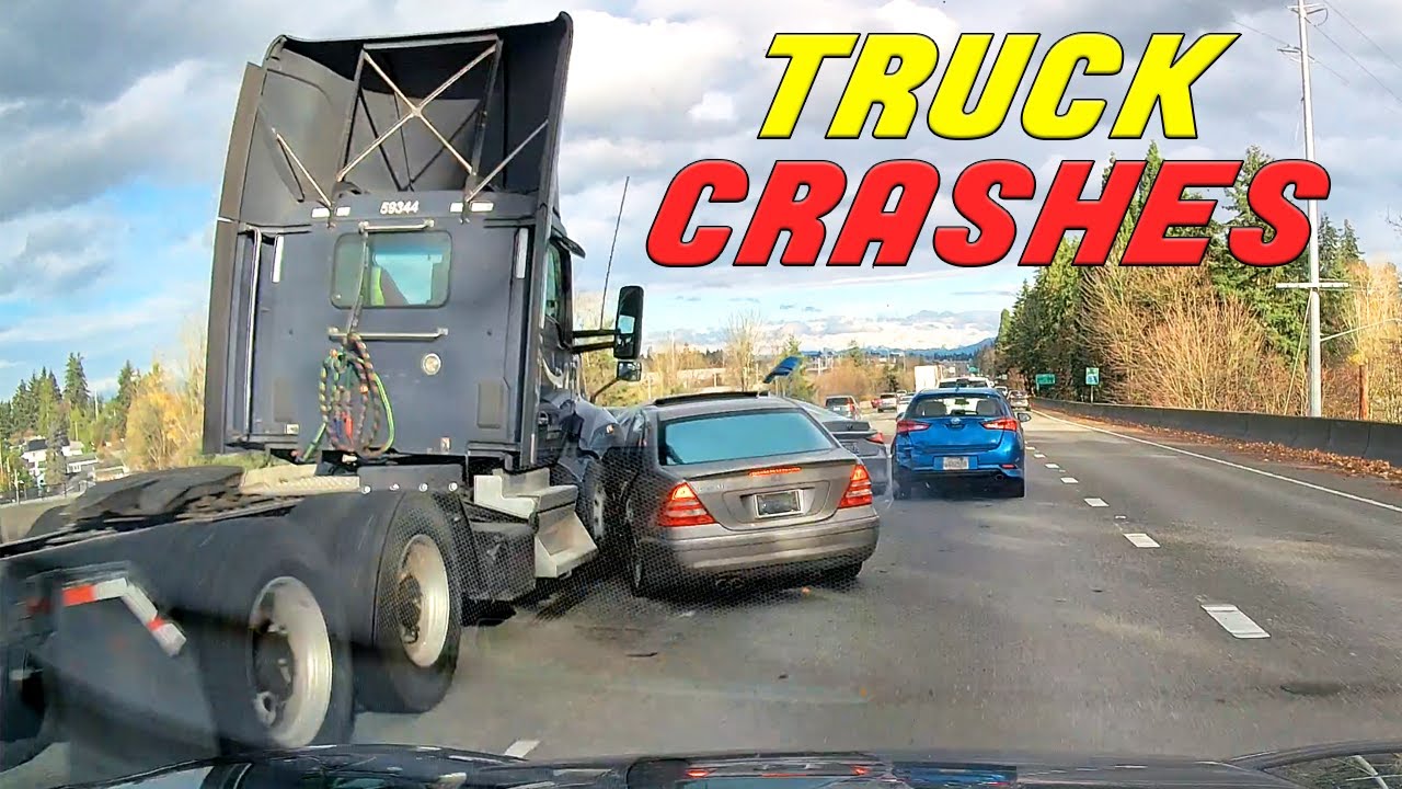 BEST OF SEMI-TRUCK CRASHES | Road Rage, Hit and run, Brake checks | COMPILATION 2025