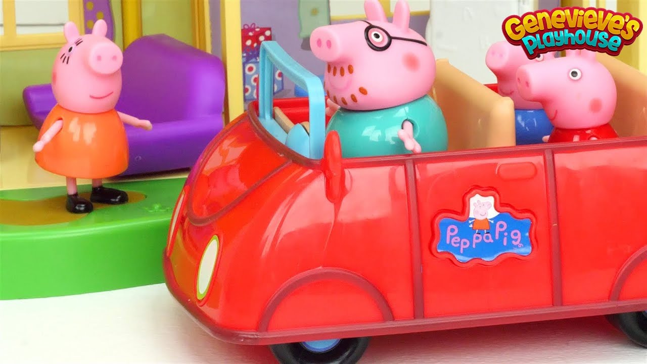 Best ♥Peppa Pig♥ Toy Learning Videos for Kids - New House and Babysitting Baby Alexander!
