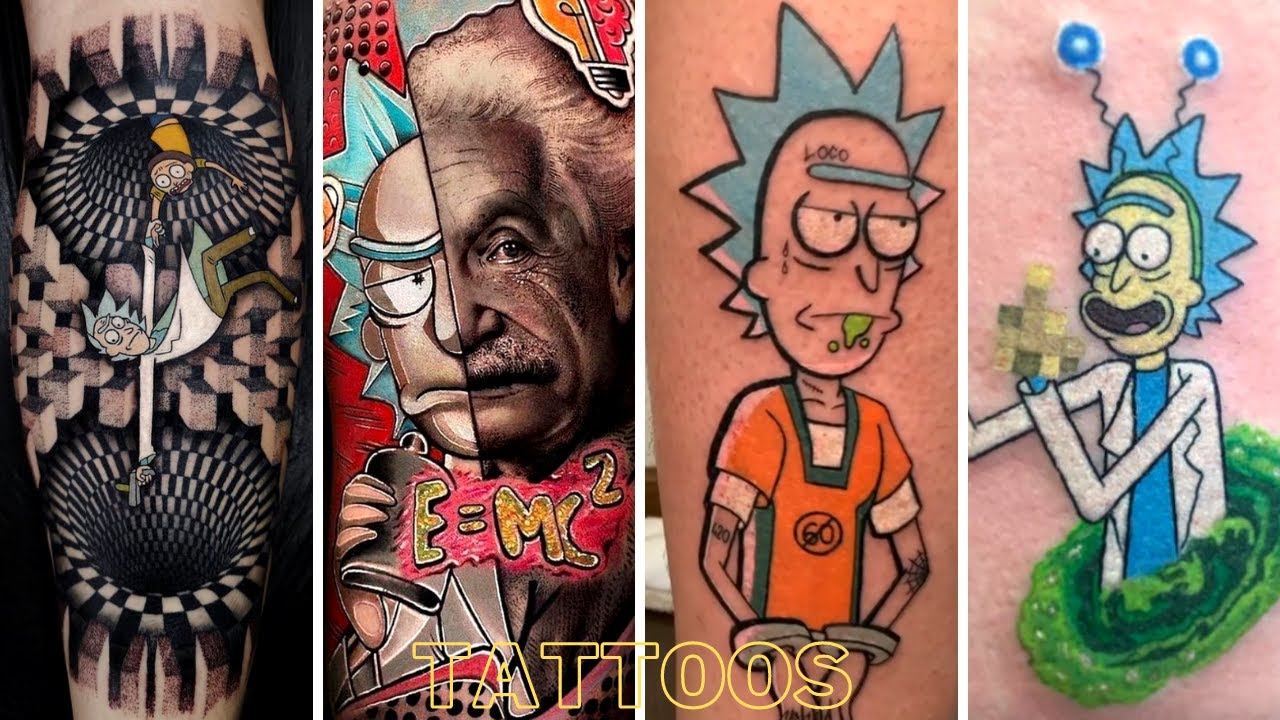 Best Rick and Morty Tattoos 2020 l Tattoo ideas Rick & Morty