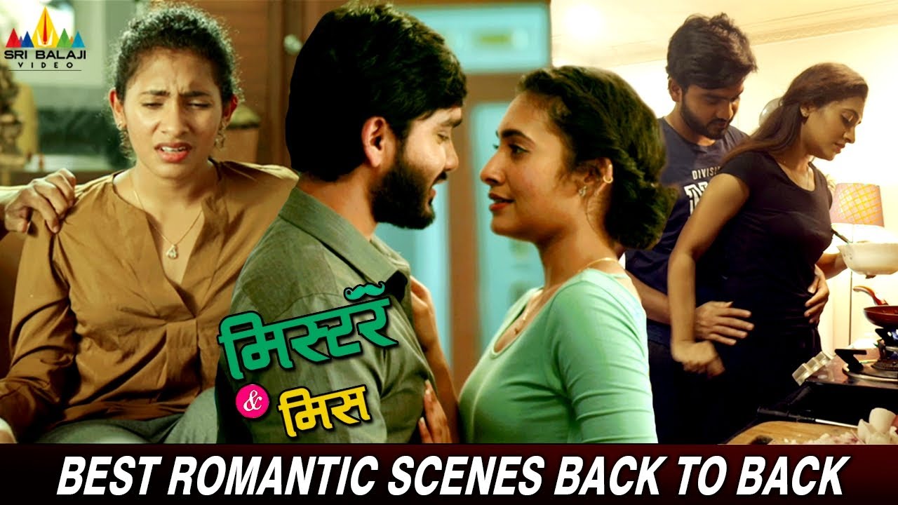 Best Romantic Scenes Back to Back | Mr & Miss | #Gnaneswari | Latest Hindi Dubbed Movie Scenes
