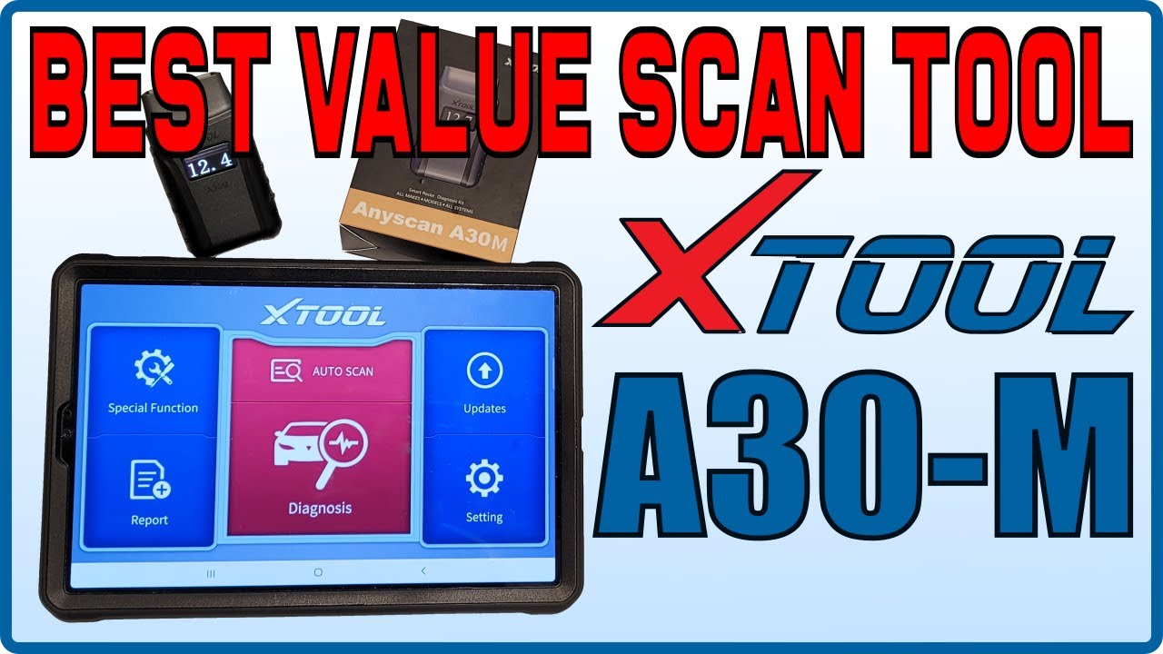 Best Scan Tool, XTOOL A30-M, Cheapest Bidirectional OBDII Diagnostic Scanner