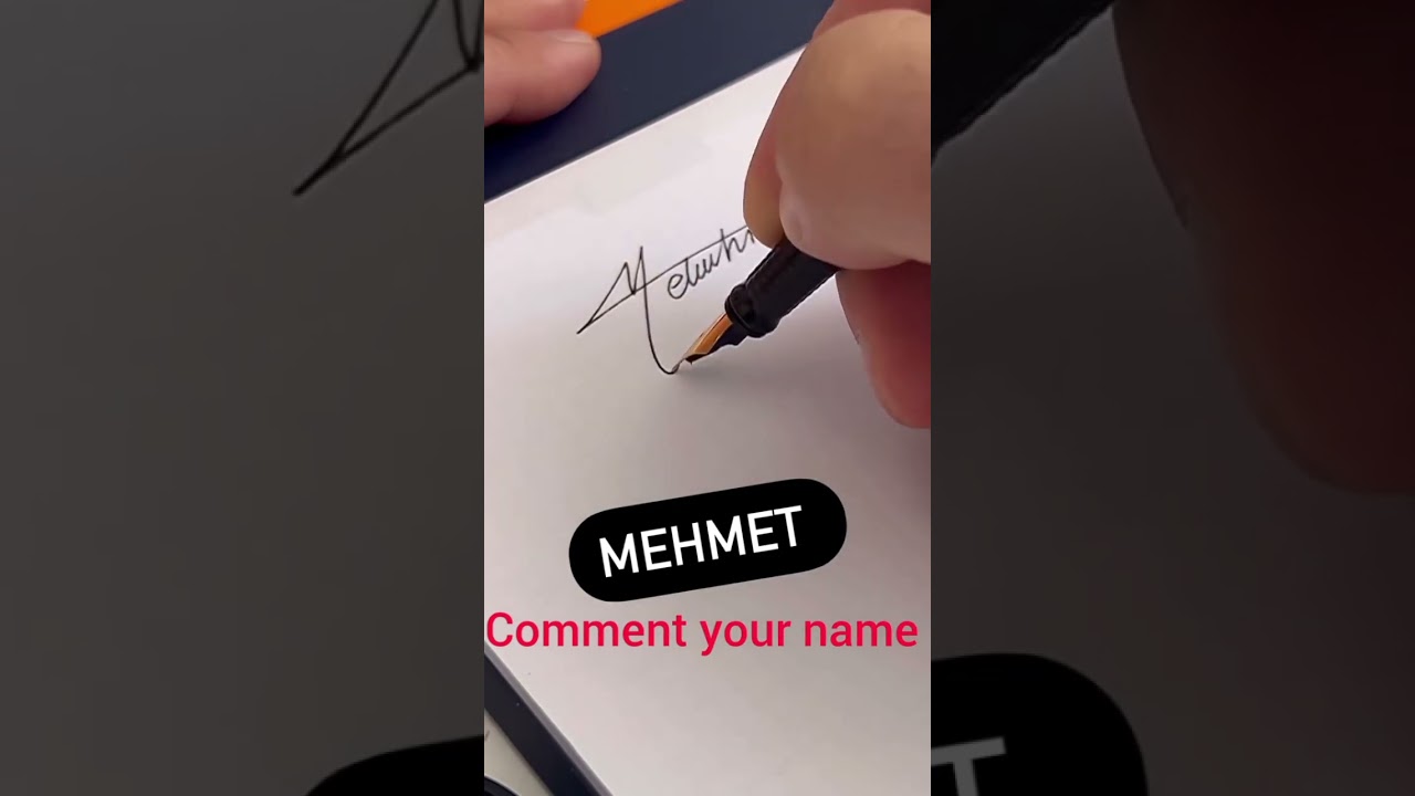 best signature for Mehmet #shorts