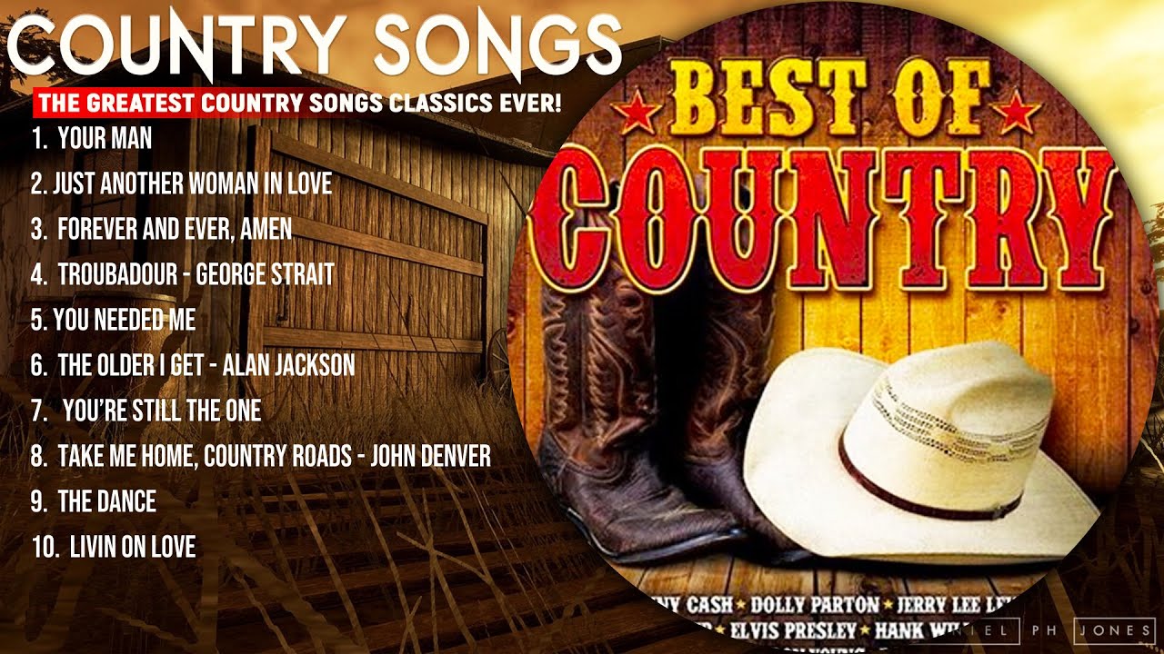 Best Slow Country Songs Of All Time - Top Greatest Old Classic Country Songs Collection