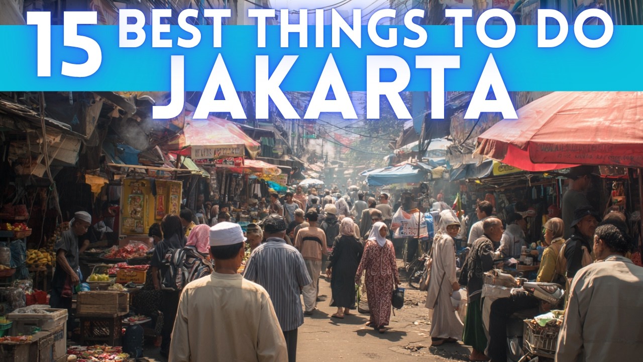 Best Things To Do in Jakarta Indonesia 2025 4K