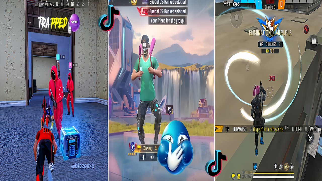 BEST VIDEO FREE FIRE EDITS 💀🥶 TIKTOK TROLL FACE 🥵🔥 P.46