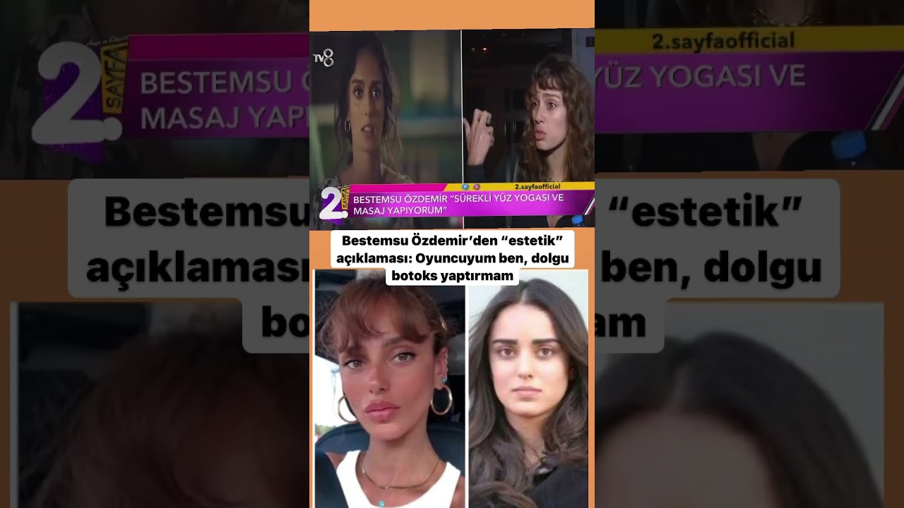 Bestemsu Özdemir’den estetik açıklaması #bestemsuözdemir #estetik #magazin