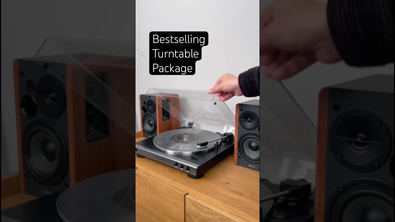 bestselling turntable package #atlp60x / #edifier #r1280db