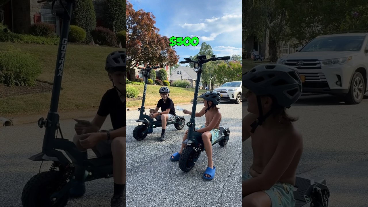 Bet Our Allowance Racing Go Trax GX3 Scooters