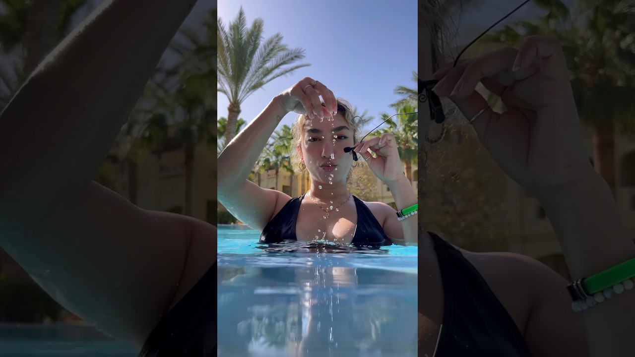 bet you felt the pool ✨ #asmr #sleep #asmrtriggers