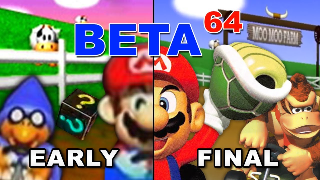 Beta64 - Mario Kart 64 / Super Mario Kart R