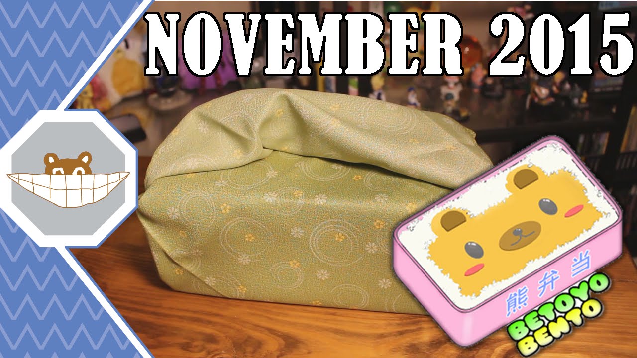 Betoyo Bento Unboxing (November 2015) - Monthly Anime Subscription Service!