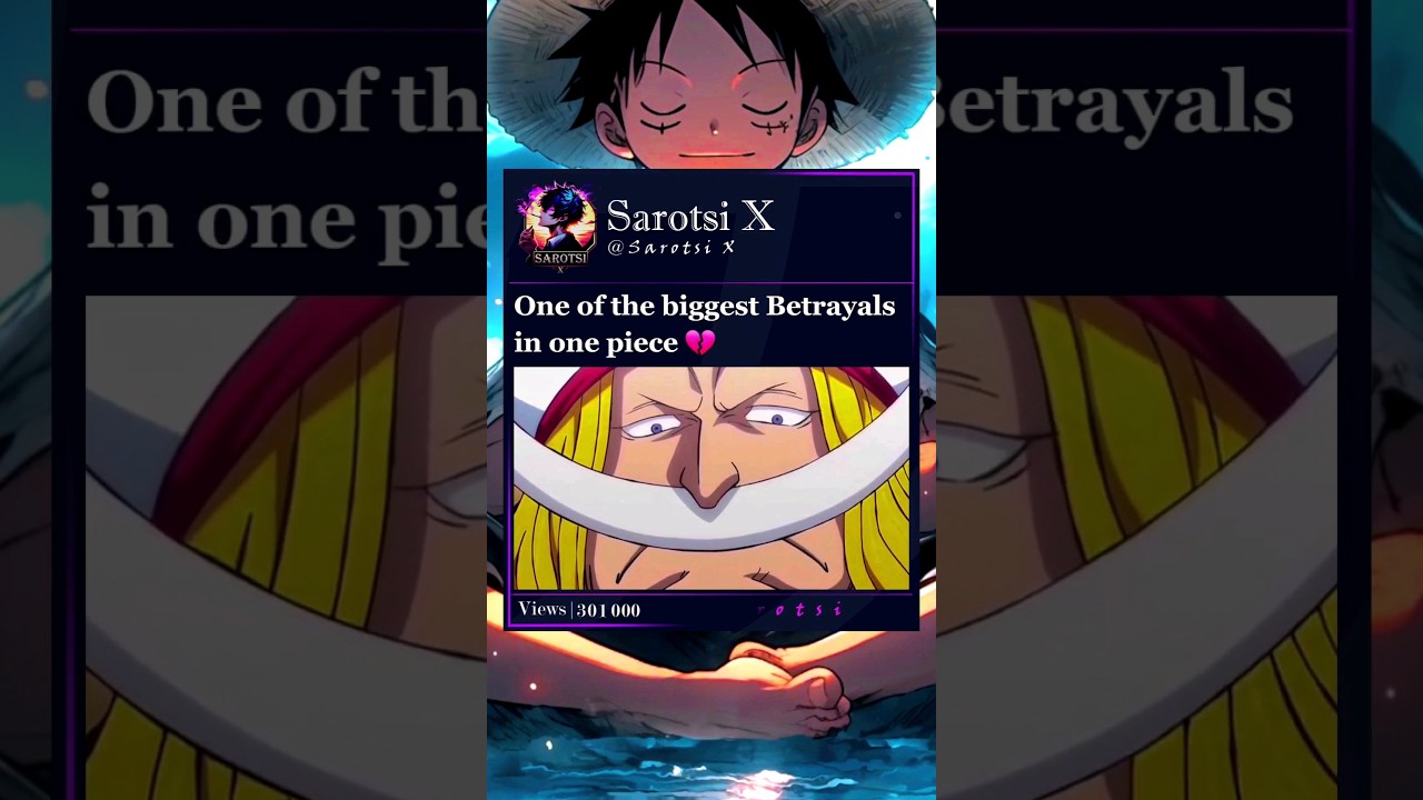 Betrayal of Teach #Whitebeard #Blackbeard #Onepiece