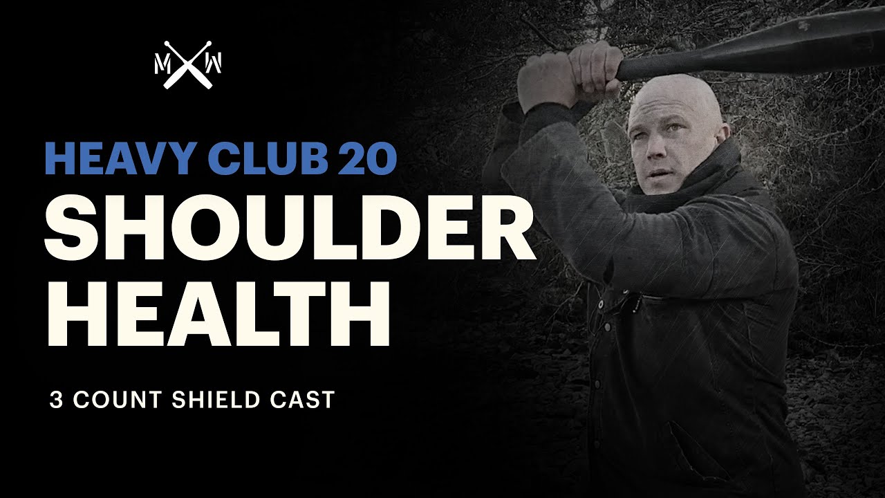 Better Shoulder Function, Better Life - heavy club 20 Shield Cast