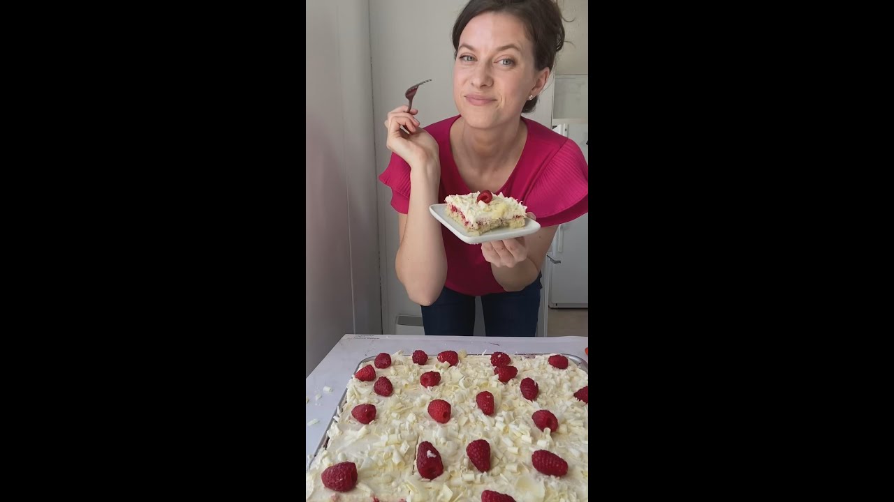 Betty Crocker Makers: Katie’s White Chocolate Raspberry Poke Cake
