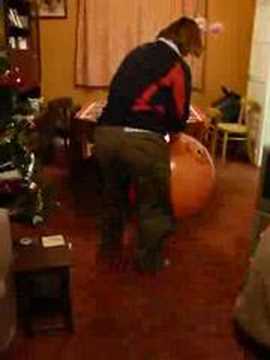 Bev and her spacehopper