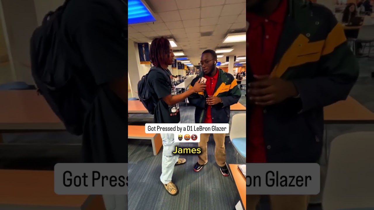 BEWARE OF LEBRON FANS 🚷⚠️😅#trending #funny #entertainment #viral #reels #basketball #nba #interview