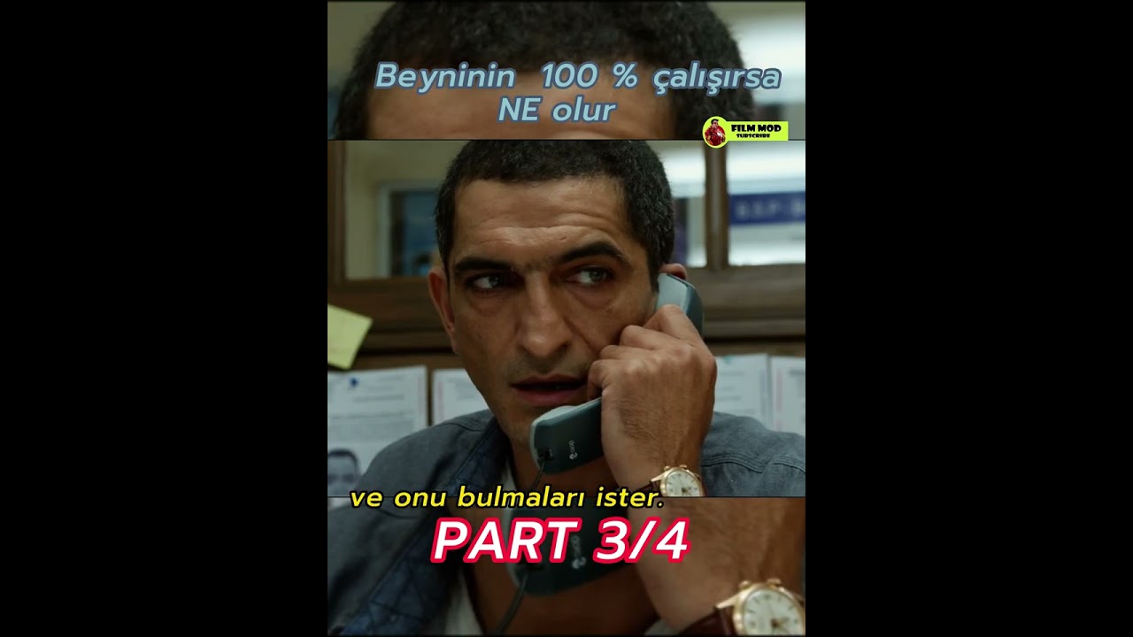 Beyninin 100 faizi çalışırsa nemi olur? LUCY  Part 3/4 #filmmod #filmozeti