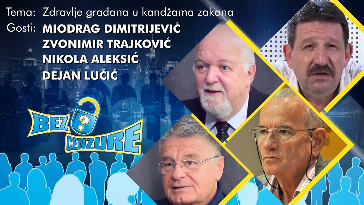 BEZ CENZURE - Miodrag Dimitrijević, Zvonimir Trajković, Nikola Aleksić i Dejan Lučić