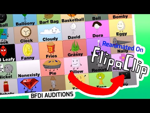BFDI 17 Auditions Reanimated On FlipaClip!
