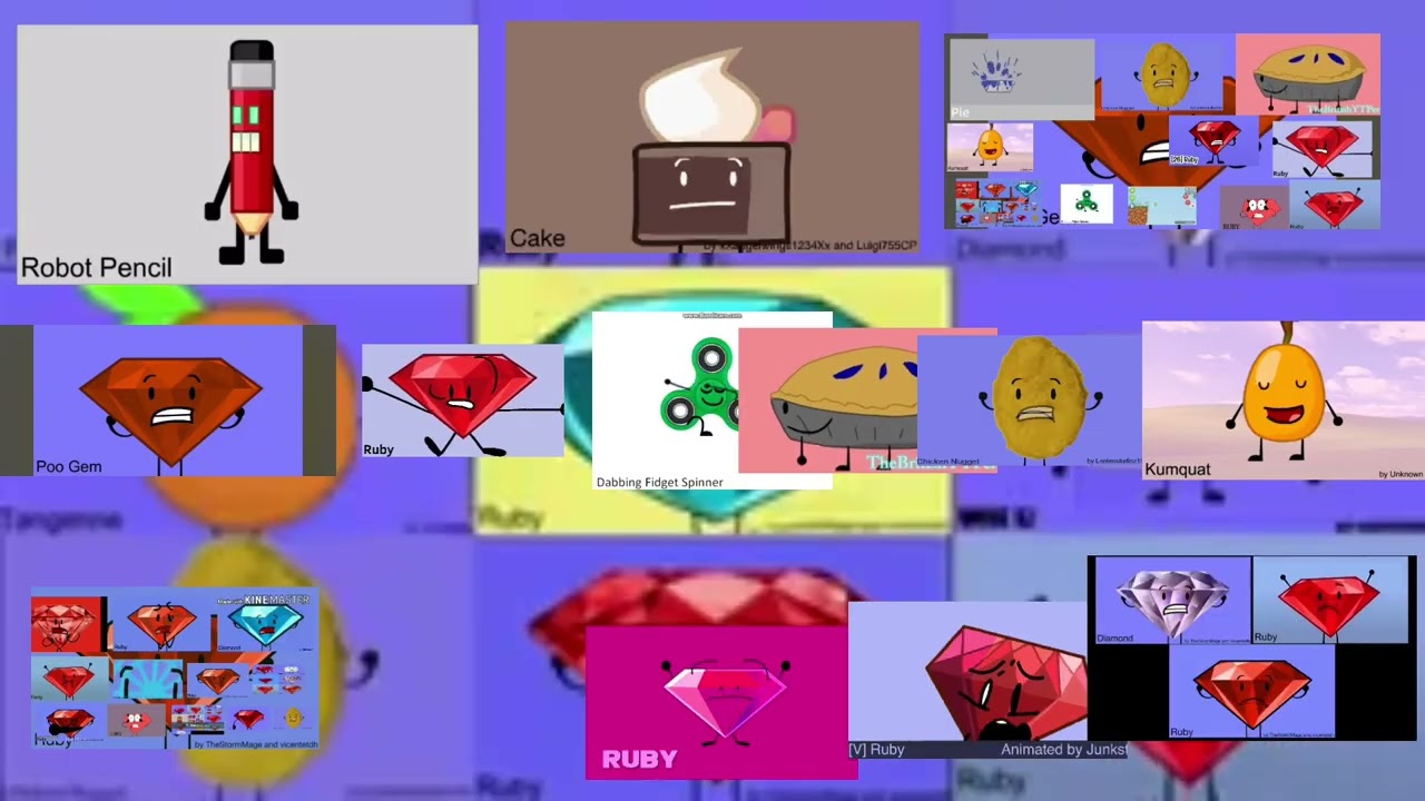 bfdi auditions loud played game
